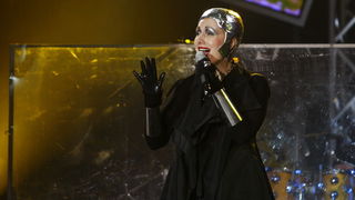 Biograd na Moru, 120510. 
Domacin ovogodisnje dodjele diskografske nagrade Porin je grad Biograd na Moru.
Prve veceri Porina odrzan je koncert pod nazivom Najbolje od Porina, a izvodile su se najbolje pobjednicke pjesme. 
Na slici: Josipa Lisac.
Foto: Jur