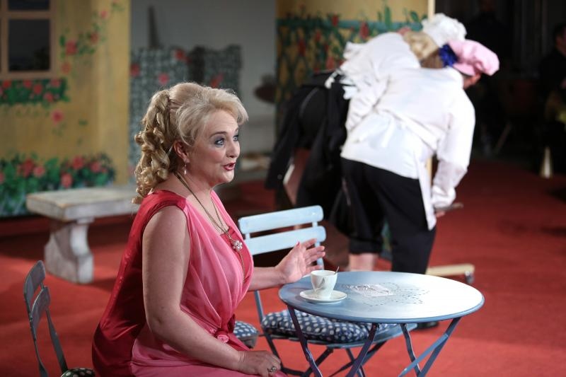 U atriju Klovicevih dvora odrzana je premijera Donizettijeve opere Pansion Betly u sklopu Veceri na Gricu. Photo: Anto Magzan/PIXSELL