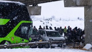 Lančani sudar autobusa i pet automobila kod Gospića