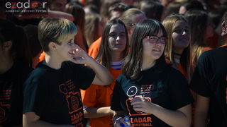 #ZDBT2017: Snimanje Milenijske fotografije košarkaške lopte na Pozdravu suncu #ZDBT2017: Snimanje Milenijske fotografije košarkaške lopte na Pozdravu suncu