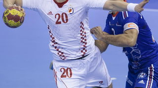 Zaragoza, Spanjolska, 230113.
Gradska dvorana Principe Felipe.
Svjetsko prvenstvo u rukometu za muskarce Spanjolska 2013.
Utakmica cetvrtfinala izmedju reprezentacija Hrvatske i Francuske.
Na fotografiji: Damir Bicanic.
Foto: Ante Cizmic / CROPIX Zaragoza, Spanjolska, 230113.
Gradska dvorana Principe Felipe.
Svjetsko prvenstvo u rukometu za muskarce Spanjolska 2013.
Utakmica cetvrtfinala izmedju reprezentacija Hrvatske i Francuske.
Na fotografiji: Damir Bicanic.
Foto: Ante Cizmic / CROPIX