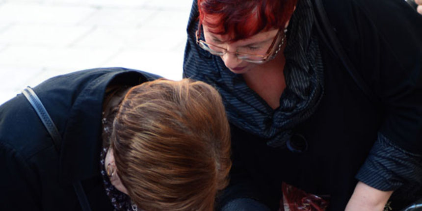 Narodni trg: Potpisivanje peticije za azil, foto: Iva Perincic Narodni trg: Potpisivanje peticije za azil, foto: Iva Perincic