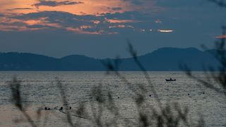 Smiraj rujanskog dana u Zadru Smiraj rujanskog dana u Zadru