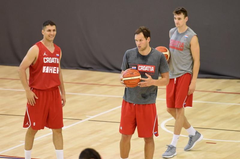 Prvi trening košarkaških reprezentativaca u Svetom Martinu na Muri