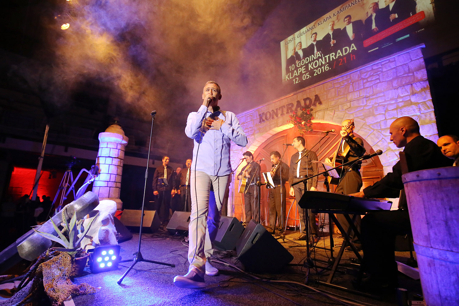 Humanitarni rođendanski koncert klape Kontrada u Arsenalu. Foto: Filip Brala Humanitarni rođendanski koncert klape Kontrada u Arsenalu. Foto: Filip Brala