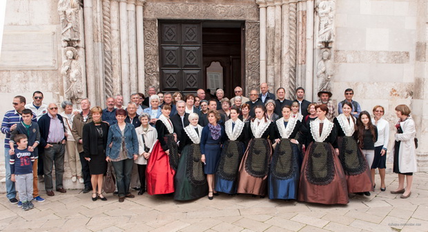 Predstavljanje zadarske pučke nošnje, Foto: Željko Karavida