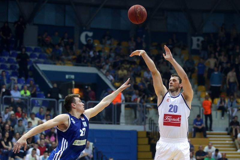 KC Drazen Petrovic, Zagreb – A-1 muska Liga za prvaka, polufinale, 3. utakmica, KK Cibona – KK Zadar 80-71. Photo: Goran Stanzl/PIXSELL KC Drazen Petrovic, Zagreb – A-1 muska Liga za prvaka, polufinale, 3. utakmica, KK Cibona – KK Zadar 80-71. Photo: Goran Stanzl/PIXSELL