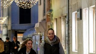 Blagdanske dekoracije u centru Zadra Blagdanske dekoracije u centru Zadra