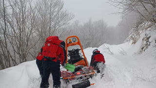 Pripadnici HGSS-a održali zimsku vježbu Velebit 2022. podno vrha Visočica Pripadnici HGSS-a održali zimsku vježbu Velebit 2022. podno vrha Visočica
