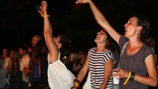 Zadar, 230612.
Drugu vecer 2.JUMF festivala koji se odrzava u Zadru na Kapetanskom, nastupili su Goran Bare i Majke. U nastupu vinkovacke grupe uzivala je mnogobrojna publika.
Foto: Andrija Lucic / CROPIX