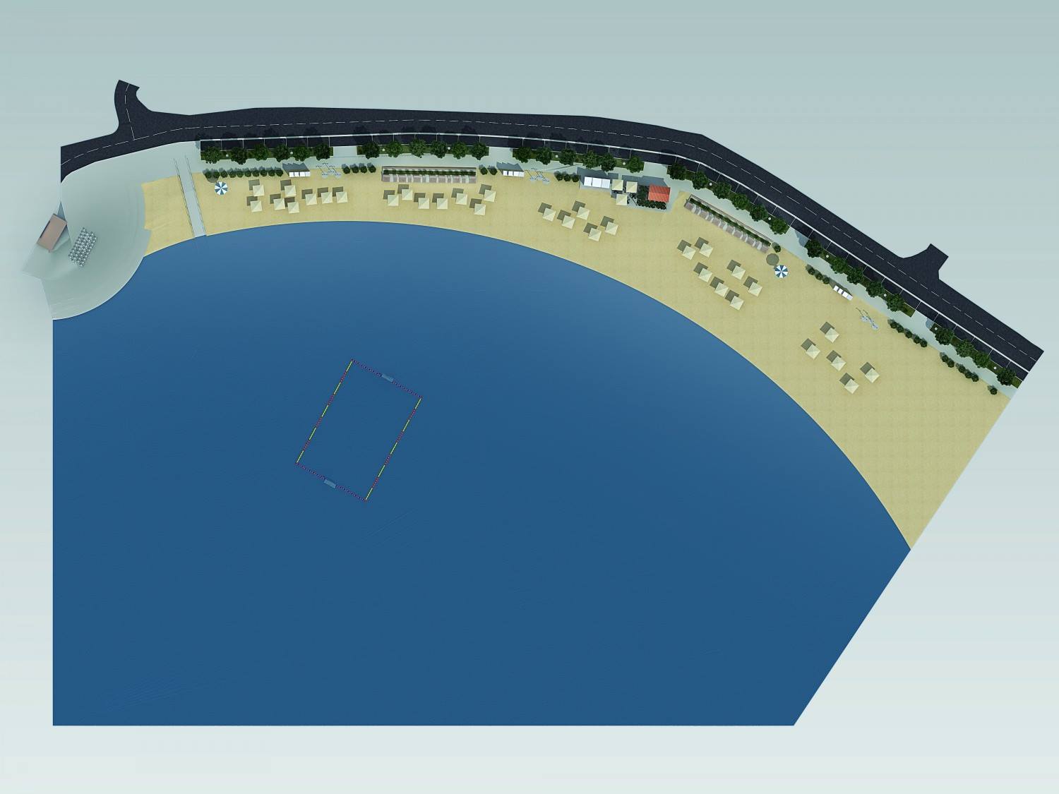 Planovi za uređenje plaže Morovička u Turnju Planovi za uređenje plaže Morovička u Turnju