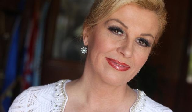 28.06..2014., Zagreb – Kolinda Grabar Kitarovic, kandidatkinja HDZ-a za predsjednicu Republike Hrvatske. Photo: Boris Scitar/Vecernji list/PIXSELL