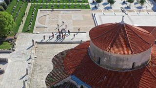 Zadar: Panoramski pogled na grad sa zvonika svete Stošije, foto: Filip Brala/PIXSELL