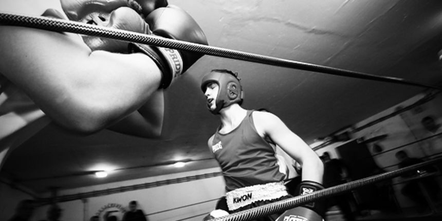 Javni sparing u boksačkom klubu Zlatna rukavica (foto:Saša Čuka)