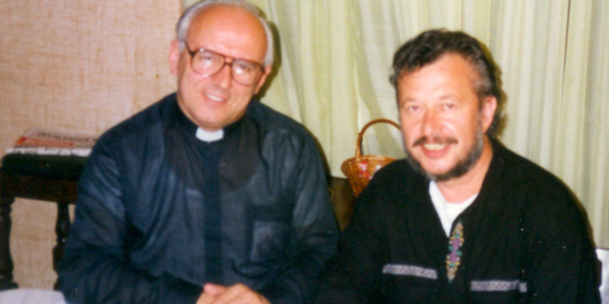 Nadbiskup Prenđa i T.M. Bilosnić na jednom od zajedničkih susreta, Foto: Privatni arhiv T.M. Bilosnića