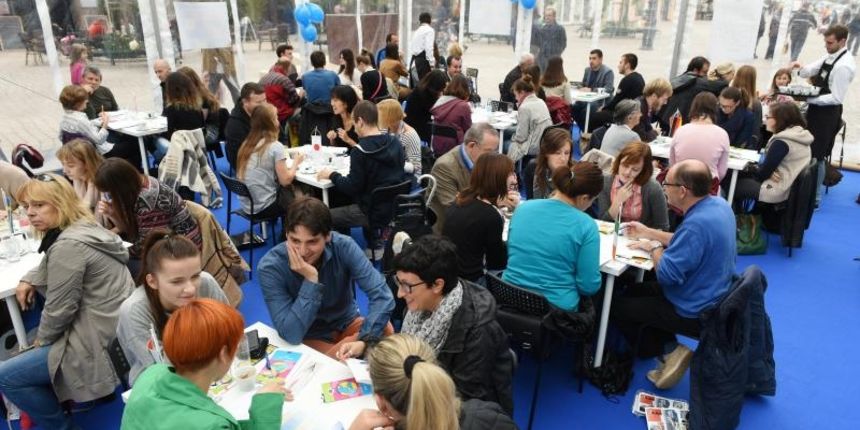 Na Trgu Europe odrzana je priredba Europski dan jezika. Photo: Davor Visnjic/PIXSELL Na Trgu Europe odrzana je priredba Europski dan jezika. Photo: Davor Visnjic/PIXSELL