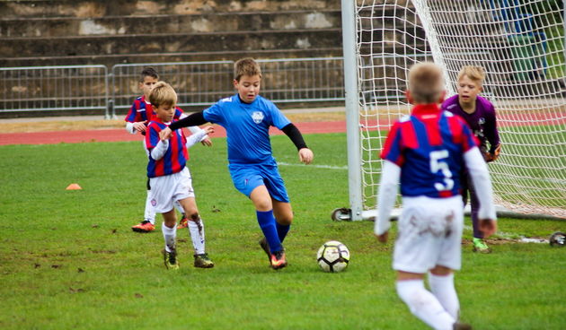 Nogometno druženje tića Zare i splitskog Hajduka