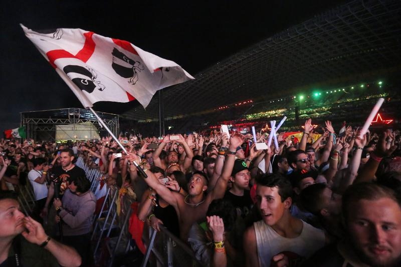Treci dan Ultra Europe festivala. DJ Hardwell, garrix, guetta. Photo: Borna Filic/PIXSELL Treci dan Ultra Europe festivala. DJ Hardwell, garrix, guetta. Photo: Borna Filic/PIXSELL