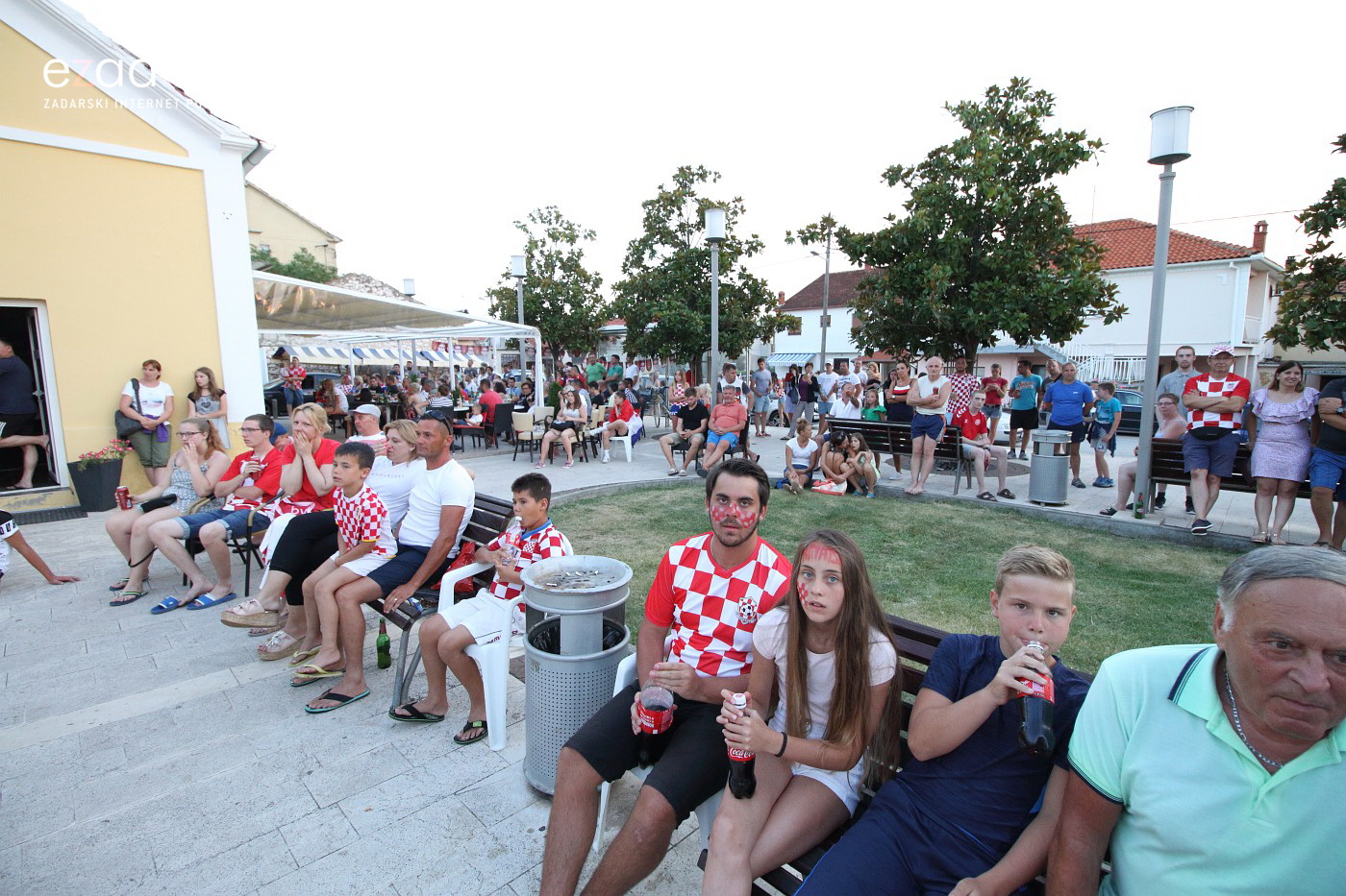 Bibinje: Navijanje za Vatrene i fešta nakon pobjede nad Engleskom