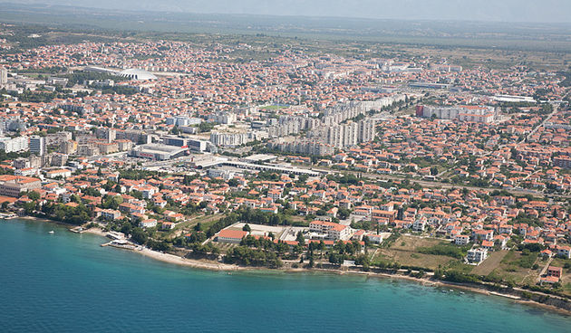 Grad Zadar iz zraka, foto: Leo Banić
