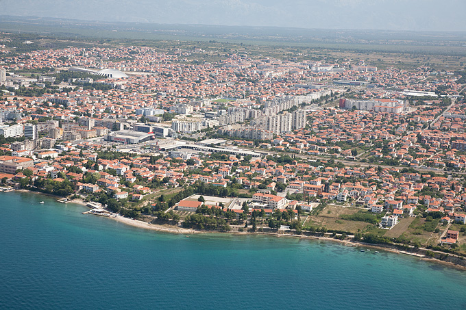 Grad Zadar iz zraka, foto: Leo Banić