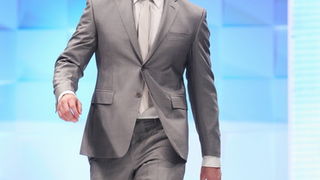 Zagreb, 040211. 
Arena Zagreb, Laniste.
13. Sajam vjencanja, velika modna revija sa manekenkama modne agencije Sandra. 
Na slici: kreacije Martin Arbanas.
Foto: Biljana Gaurina / CROPIX