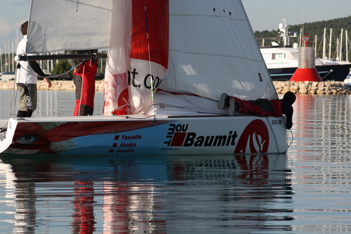 Sukosan: U uvali Zlatna luka odrzan je prvi dan dan Match Race regate, Foto: Mladen Malik