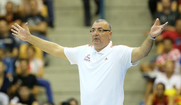 04.09.2013., Slovenia, Celje – Europsko prvenstvo u kosarci Eurobasket 2013.Grupa C. Hrvatska – Spanjolska.Jasmin Repesa. Photo: Igor Kralj/PIXSELL
