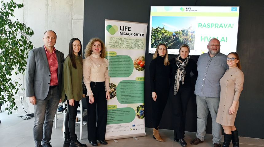 Prezentirani rezultati istraživanja u okviru LIFE programa kroz projekt “Microfighter” Prezentirani rezultati istraživanja u okviru LIFE programa kroz projekt “Microfighter”