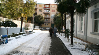 Snježni đir oko Gradske knjižnice Zadar, Foto: Lucija Juravić Snježni đir oko Gradske knjižnice Zadar, Foto: Lucija Juravić