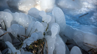 Debeli minusi i orkanska bura zaledili Vransko jezero Debeli minusi i orkanska bura zaledili Vransko jezero