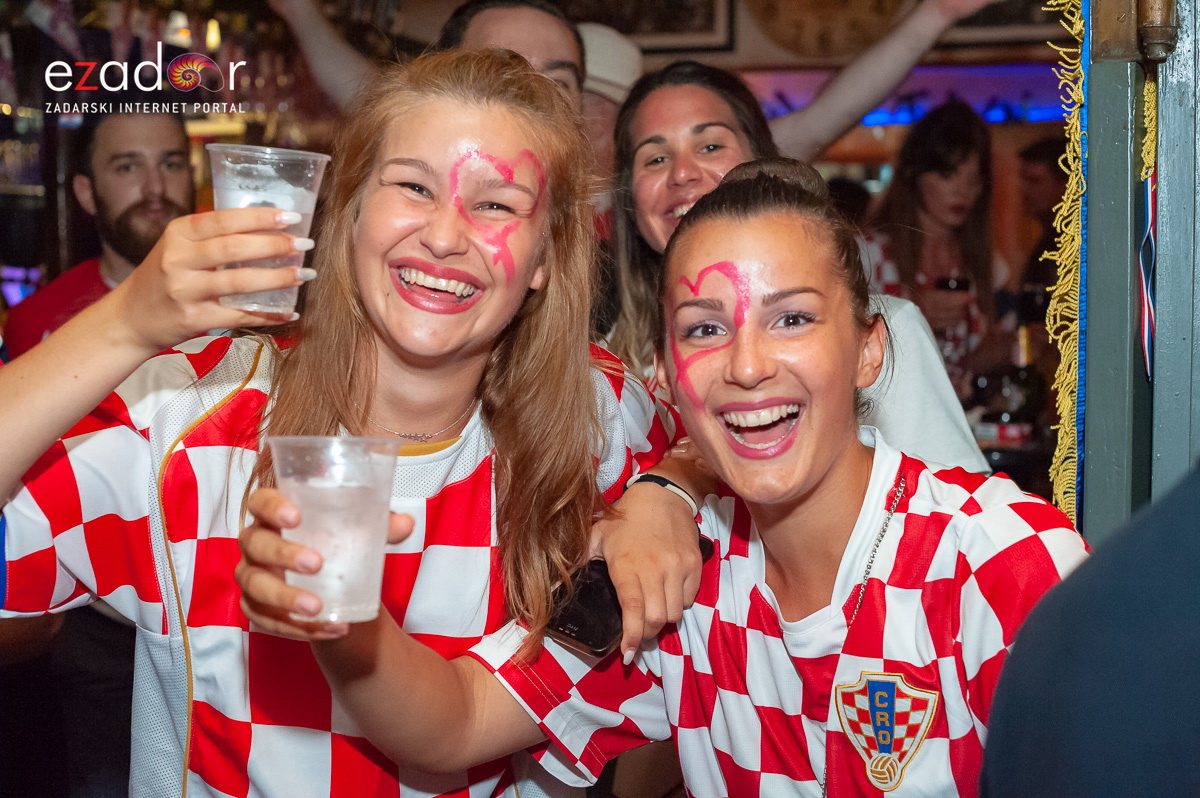 Zadar je gorio: Velika fešta nakon plasmana Vatrenih u finale Svjetskog prvenstva