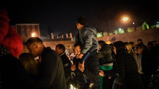 Zadrani oduševljeni hologramskim božićnim drvcem