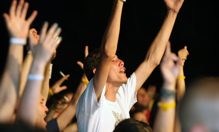 Zadar, 240612.
Treci i zavrsni dan drugog festivala JUMF koji se odrzava na kapetanskom u Zadru nastupili su