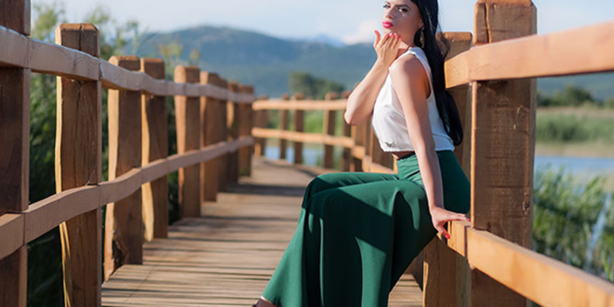 Anita Maričić u promociji modnih kreacija na Vranskom Jezeru (foto: Ivan Toman) Anita Maričić u promociji modnih kreacija na Vranskom Jezeru (foto: Ivan Toman)