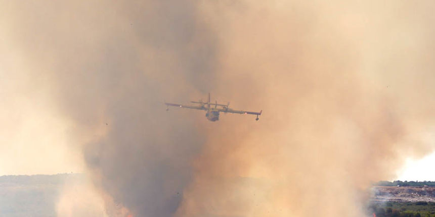 požar – kanader (foto: Marin Gospić)