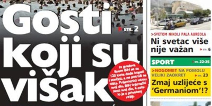 Gosti koji su višak, novine?, foto: tportal