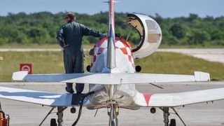 Akro skupina “Krila oluje” u novom sastavu predstavila novi letački program, Foto: Dino Stanin/PIXSELL