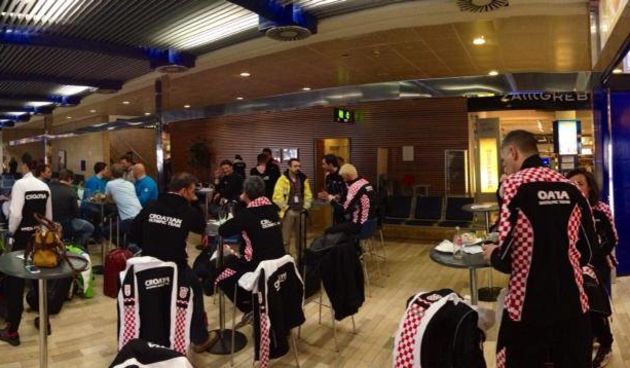 Pleso: Hrvatski reprezentativci prije leta u Soči