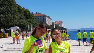 Sasvim osoban doživljaj – 10. dm Millennium Jump sa zadarske rive. Foto: Mladen Malik Barba Sasvim osoban doživljaj – 10. dm Millennium Jump sa zadarske rive. Foto: Mladen Malik Barba