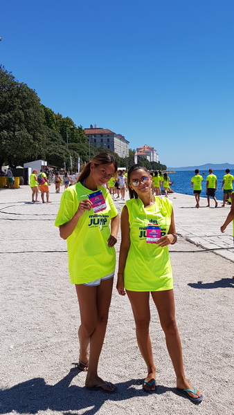 Sasvim osoban doživljaj – 10. dm Millennium Jump sa zadarske rive. Foto: Mladen Malik Barba Sasvim osoban doživljaj – 10. dm Millennium Jump sa zadarske rive. Foto: Mladen Malik Barba