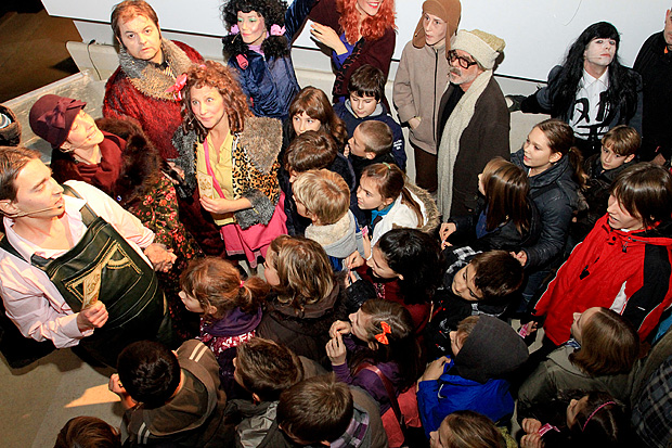 “Drago Č. i tvornica čokolade” u novoj zgradi Kazališta lutaka, Foto: Leo Banić “Drago Č. i tvornica čokolade” u novoj zgradi Kazališta lutaka, Foto: Leo Banić