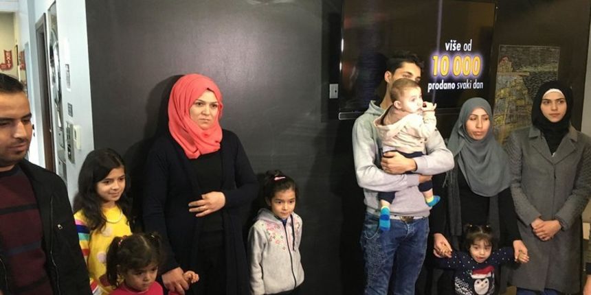 Sirijske obitelji u Zadru