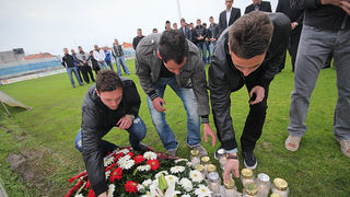 Obilježavanje 4. godišnjice smrti Hrvoja Ćustića (foto:Saša Čuka)