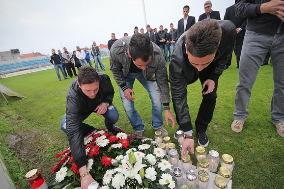 Obilježavanje 4. godišnjice smrti Hrvoja Ćustića (foto:Saša Čuka)