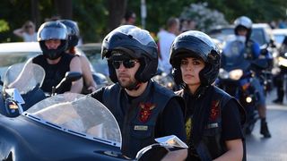 Defile bajkera ulicama Zadra u povodu 10. rođendana Moto kluba Beštije. Foto: Jadra NeveraZD Defile bajkera ulicama Zadra u povodu 10. rođendana Moto kluba Beštije. Foto: Jadra NeveraZD