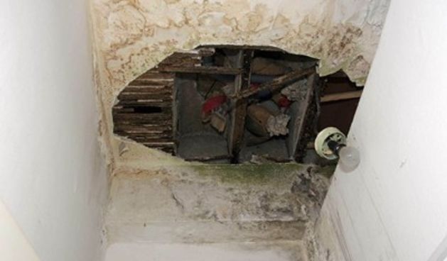 Urušeni strop (Foto: Tportal.hr)