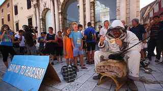 Performance Enia Meštrovića (foto:Saša Čuka)