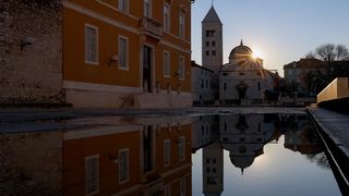 Izlazak sunca nad Benediktinskim samostanom sv. Marije
