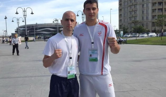 Pol Vrgoč i Bepo Filipi u Bakuu